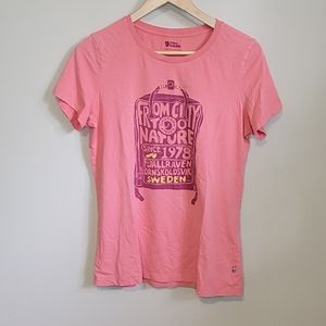 Fjallraven Graphic Screen Print SS Tee Size L